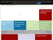 Tablet Screenshot of biessebrevetti.com